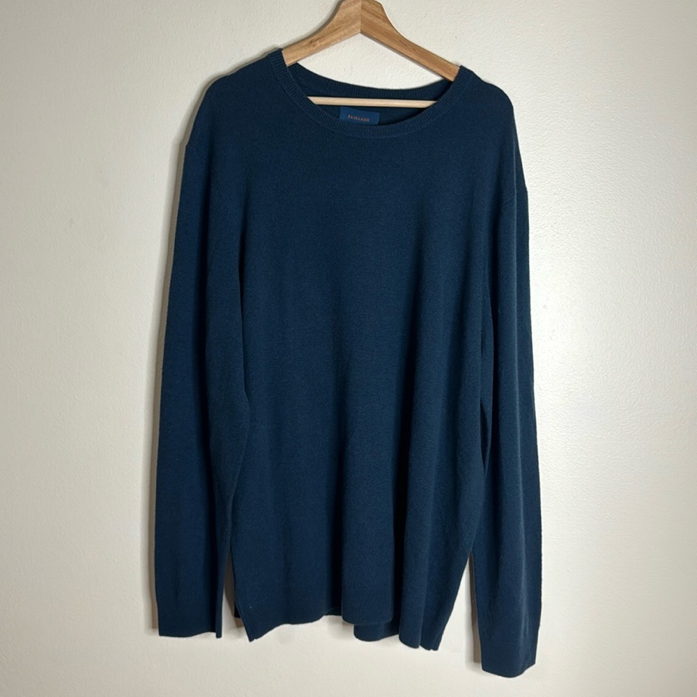 Fairlane mens cashmere wool blend pullover cozy sweater fall cozy size XXL